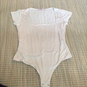 White t shirt body suit